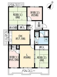 UR藤沢台第三【3190406号室】の間取り