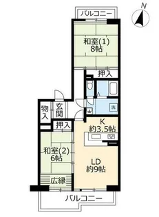 URルミナス箕面の森三番街【0080301号室】の間取り