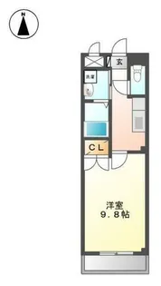 La forte Okaba【2階】の間取り