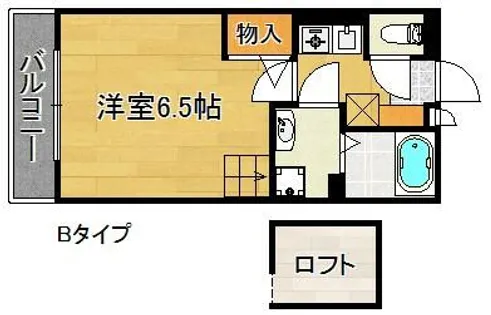 ロワール HINENO【2階】の間取り