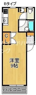 ベルメゾン住吉【1階】の間取り