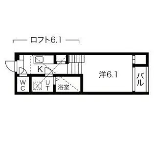 クリークコート【205号室】の間取り