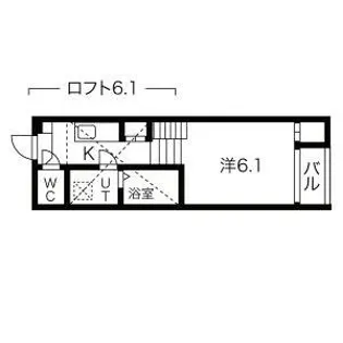 クリークコート【205号室】の間取り