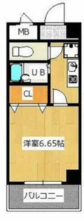 ルミエール山中【6階】の間取り