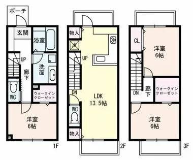 ヴィクトワールサカノ【1階】の間取り