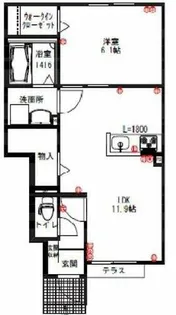 プレベール小路東【1階】の間取り