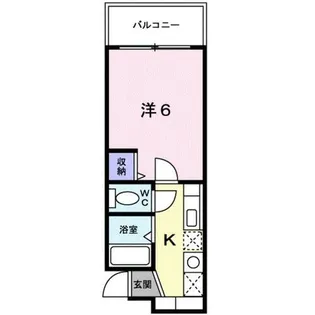 シティコート丸太町【4階】の間取り