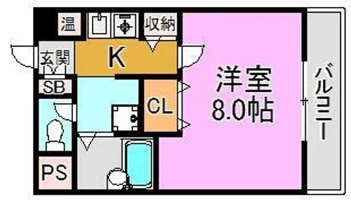 コージー太閤【7階】の間取り
