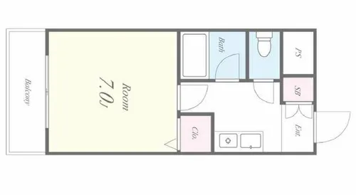 コーポラス光進【2階】の間取り