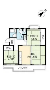 UR泉南尾崎【0150304号室】の間取り