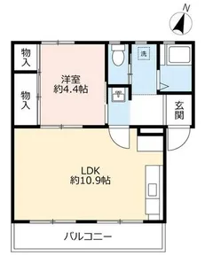 UR中登美第三【C150504号室】の間取り