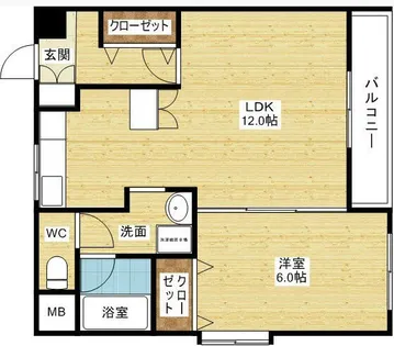 ハイツ小松【3階】の間取り
