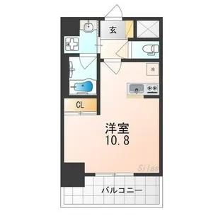 サザンクレスト堺東【6階】の間取り