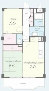 ミレニアムヴィラ【2階】の間取り