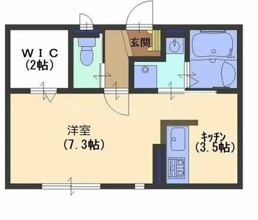 ルーエⅠ【1階】の間取り
