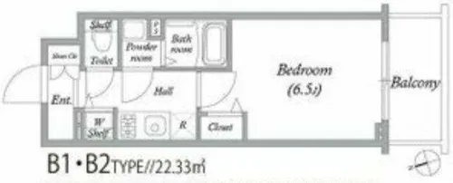 アドバンス大阪バレンシア【3階】の間取り