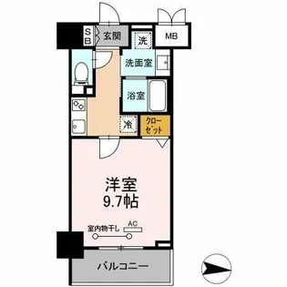 CASA99【10階】の間取り