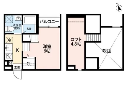 Kiino【203号室】の間取り