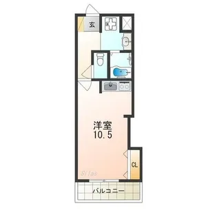 ルノン中百舌鳥【1階】の間取り