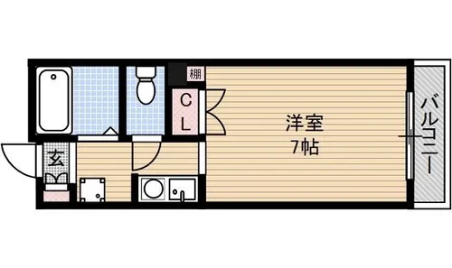 メゾンルミエール【301号室】の間取り