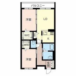 シャーメゾン紺屋【2階】の間取り