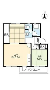 UR鈴蘭台第二【0150406号室】の間取り