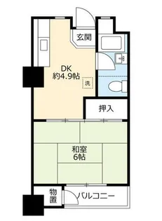 UR鶴山台【0010822号室】の間取り