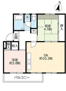 UR東豊中第二【1170303号室】の間取り