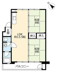 UR藤山台【4030207号室】の間取り