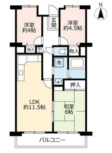 URアーバンラフレ滝子【0000102号室】の間取り