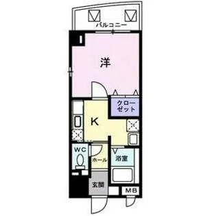 レーベン新城【6階】の間取り