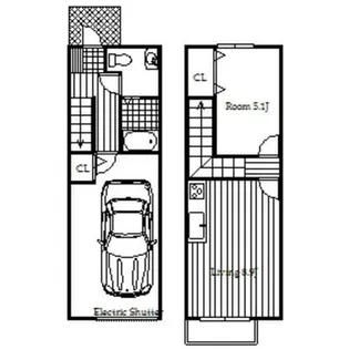 G.rosso【A-5号室】の間取り