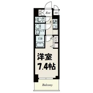 S-RESIDENCE堀田駅前【4階】の間取り