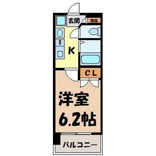 パルティール城西【4階】の間取り