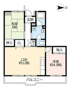 UR水草【0040201号室】の間取り