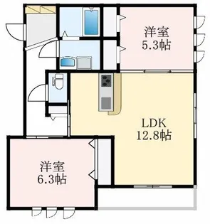 大阪府和泉市池田下町【アパート】の間取り