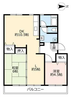 URアーバンフォレスト金山(桜田)【0070501号室】の間取り