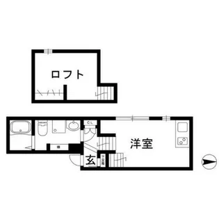 LE COCON 町南【203号室】の間取り