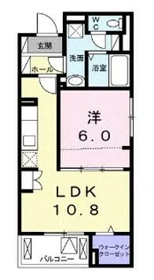 アンジェアルカンシエル【4階】の間取り