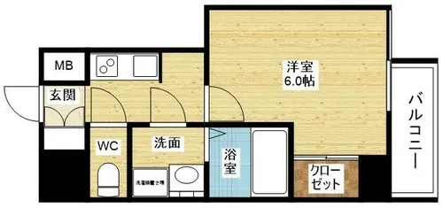 RIDGE姫島【8階】の間取り