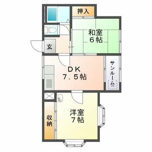 ハイツ千代ヶ丘【3階】の間取り