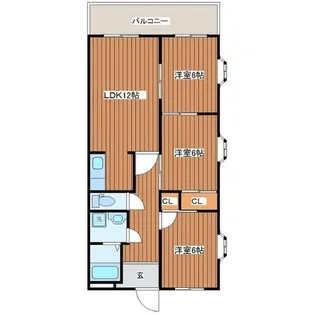 リヴェール郡【1階】の間取り