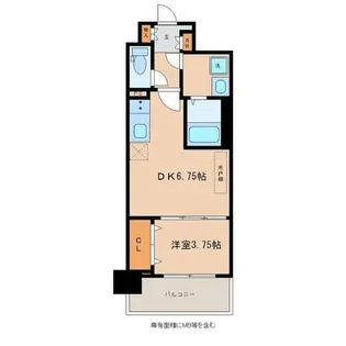 メルベージュ布施【3階】の間取り