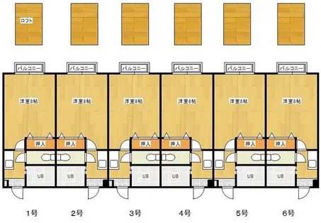 ロフティ葉山【203号室】の間取り
