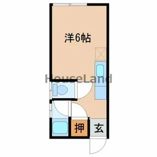 ラビタシオン永井【1階】の間取り