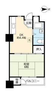 UR鶴山台【0010606号室】の間取り