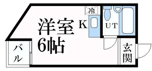 プチメゾンSENBA【4階】の間取り