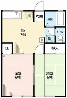 真伝壱番館【1階】の間取り