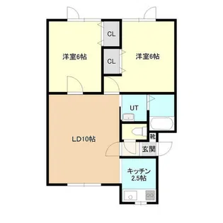 メゾンサーティーワン【1階】の間取り
