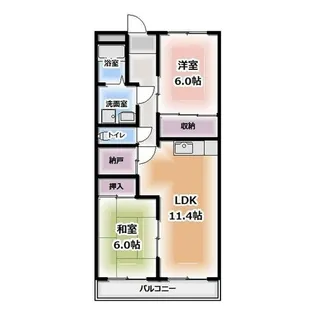 アズール【3階】の間取り